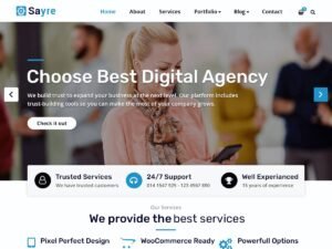 Sayre WordPress Theme