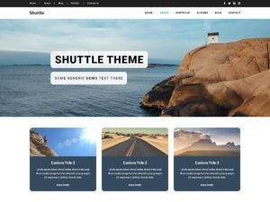 Shuttle Vlog WordPress Theme