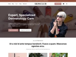 Skinclub WordPress Theme