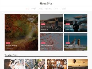 Stone Blog WordPress Theme