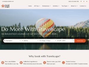 Travelscape WordPress Theme