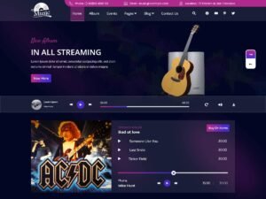 Ultimate Audio Streaming WordPress Theme