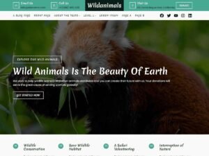 Wildanimals WordPress Theme