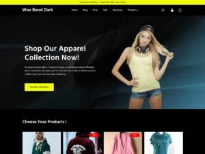 Woo Boost Dark WordPress Theme