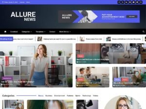 Allure News blogs magazines WordPress Theme