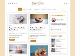 Blogger Diary WordPress Theme
