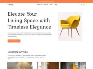 Calmly woocommerce store WordPress Theme