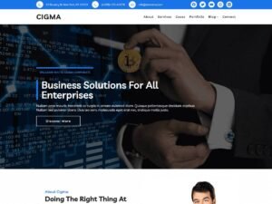 Cigma WordPress Theme