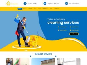 Cleaning Business services solutions WordPress Theme