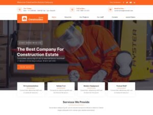 Construction Blocks WordPress Theme