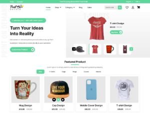 Custom Print Shop WordPress Theme
