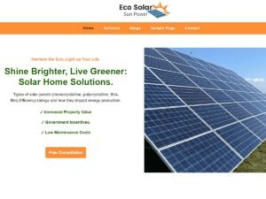 Eco Solar WordPress Theme