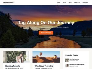 Freshblog Newsfeed WordPress Theme