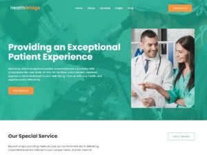 Health Bridge WordPress Theme