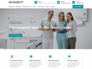 Integrity site full WordPress Theme