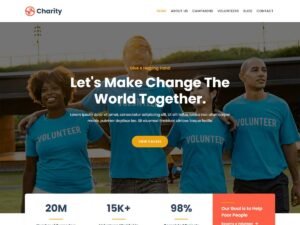 Kortez Charity WordPress Theme