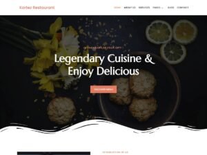 Kortez Restaurant WordPress Theme