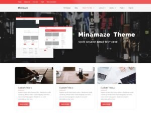 Minamaze eShop WordPress Theme