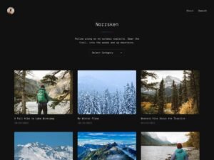 Norrsken block blogs WordPress Theme