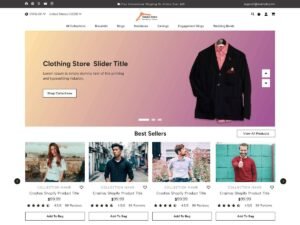Omega Online Store user businesses WordPress Theme