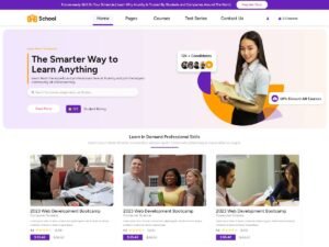 School Education user institutions WordPress Theme