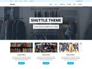 Shuttle iCommerce WordPress Theme