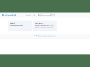 businesshut WordPress Theme
