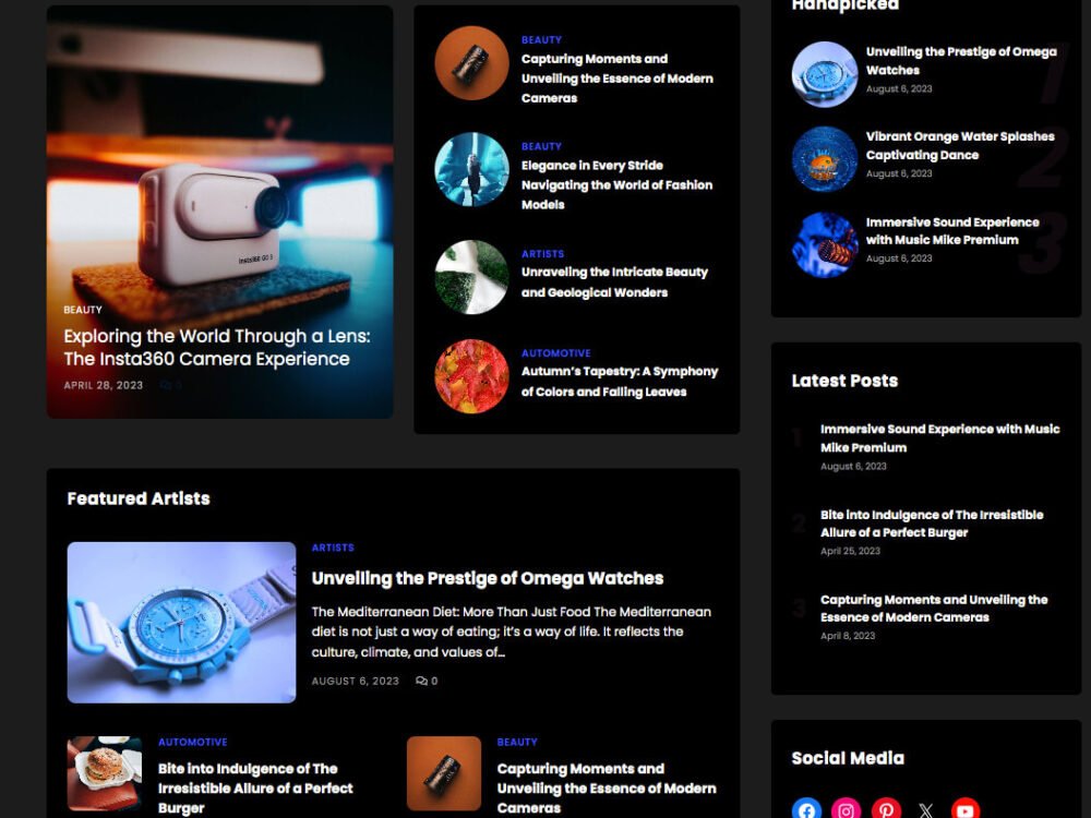 blog magazine wordpress theme