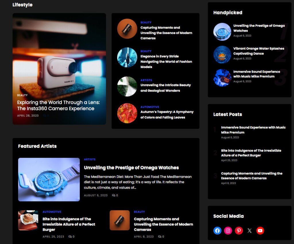 blog magazine wordpress theme