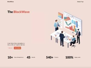 BlockWave website collection WordPress Theme