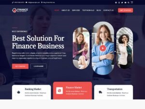 Bosa Finance Business sites amp WordPress Theme