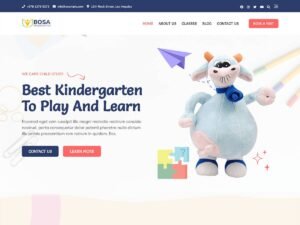 Bosa kindergarten business sites WordPress Theme