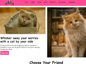 Cat Ecommerce free feline WordPress Theme