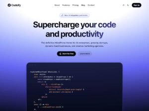 Codeify block industries WordPress Theme