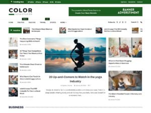 Color Newspaper eye perfect WordPress Theme