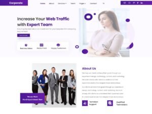 Corporate Office website design WordPress Theme
