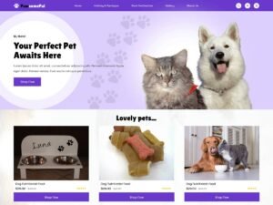 Dog Pet House care services WordPress Theme