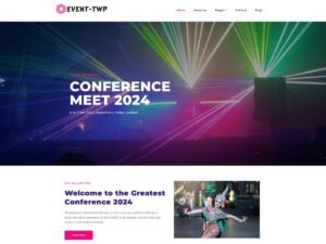 Event Elementor products store WordPress Theme