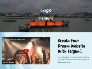 Falguni block website WordPress Theme
