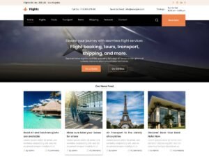 Flight Booking users user WordPress Theme