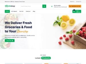 GrShop Grocery food markets WordPress Theme