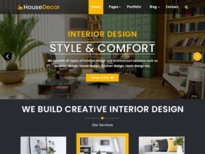 House Decor design architecture WordPress Theme