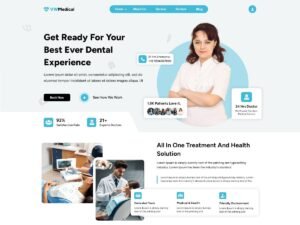 Medical Landing Page healthcare services WordPress Theme