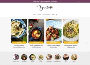 Food Recipes WordPress Theme Free Download