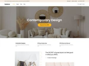 Sedona Shop furniture woocommerce WordPress Theme