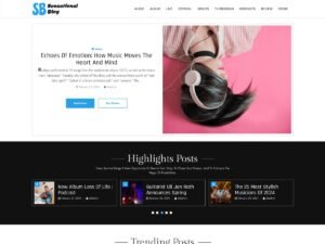 Sensational Blog flagship popularity WordPress Theme