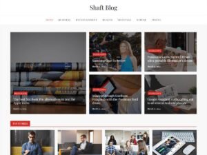 Shaft Blog kantipur themes WordPress Theme