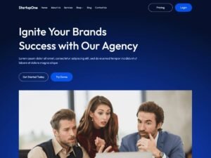 StartupOne fotawp agency WordPress Theme
