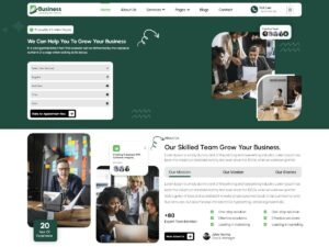 VW Business Consulting services presence WordPress Theme