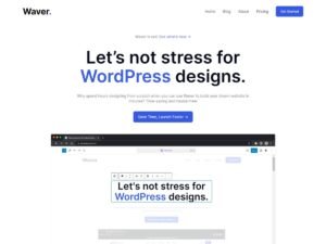 Waver websites full WordPress Theme